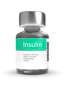 Bottle of insulin